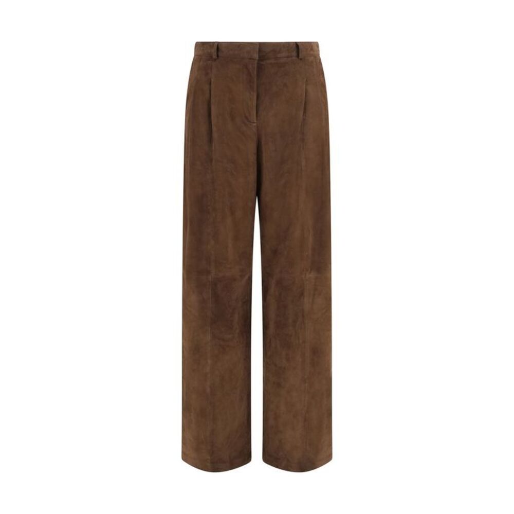 Arma Brown Leather Women's Pants